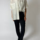 Boxy silk blouse | Off white