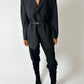 Oversized fit blazer | Dark grey