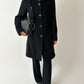 Long wool coat | Black