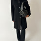 Long wool coat | Black