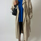 Long trench coat | Soft beige