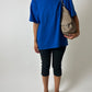 Vintage crewneck t-shirt | Cobalt