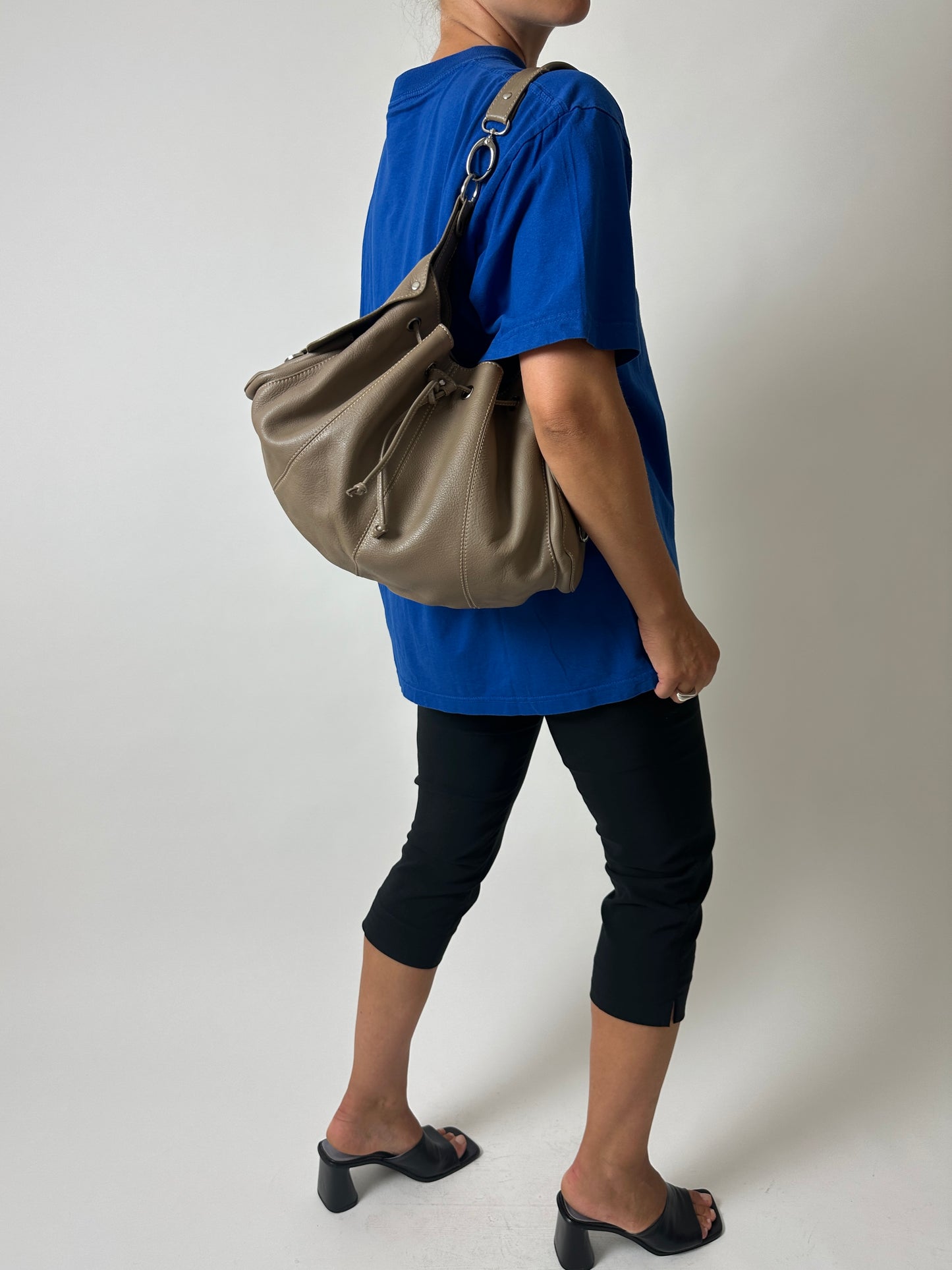 Vintage crewneck t-shirt | Cobalt