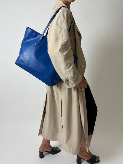 Long trench coat | Soft beige