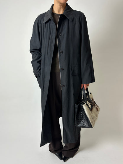 Long coat | Off black