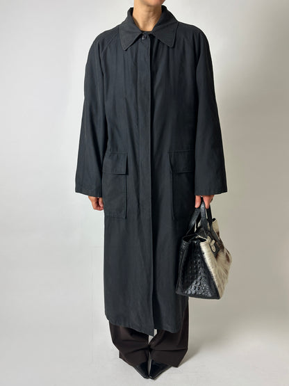 Long coat | Off black