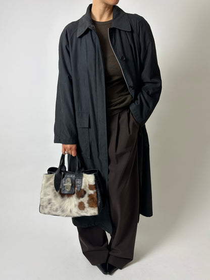 Long coat | Off black
