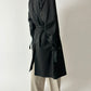 Oversized trench coat | Off Black