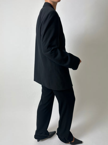Relaxed fit blazer | Black