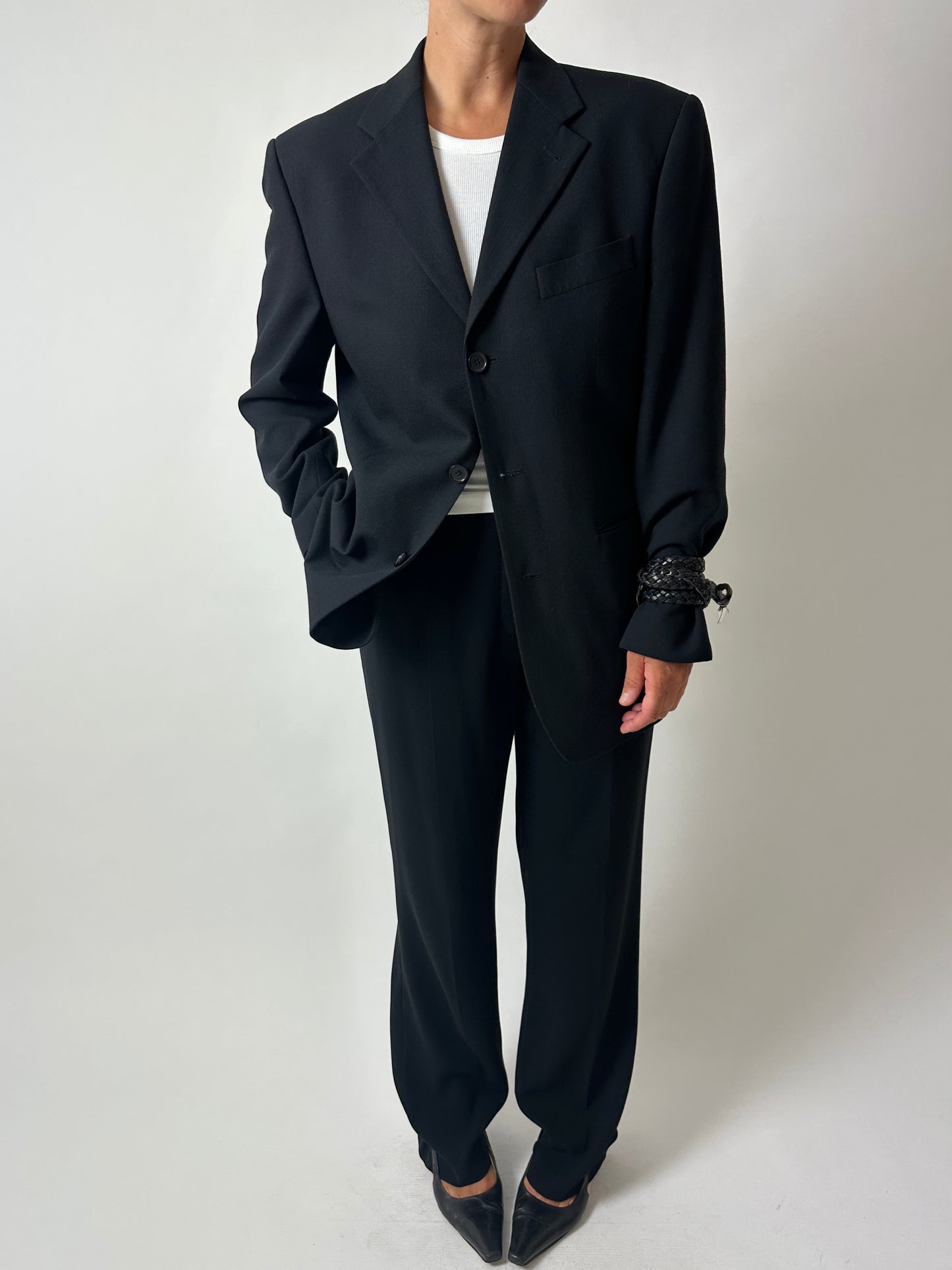 Relaxed fit blazer | Black
