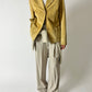 Suede croc blazer | Dark Butter