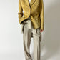Suede croc blazer | Dark Butter