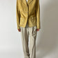 Suede croc blazer | Dark Butter