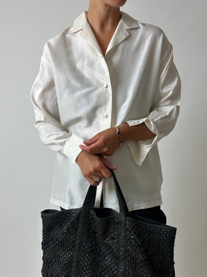 Silk blouse | Off white