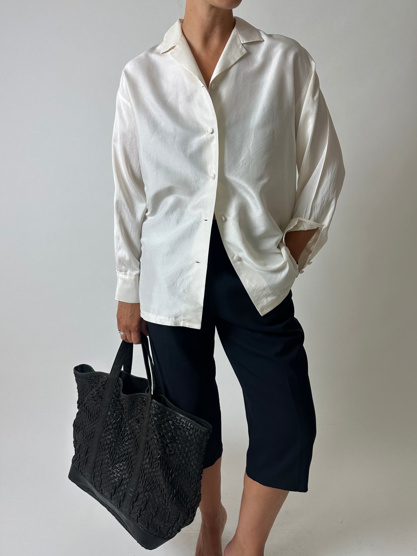 Silk blouse | Off white
