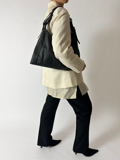 Silk blend tailored blazer | Off white