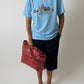 Vintage crewneck t-shirt | Light Blue