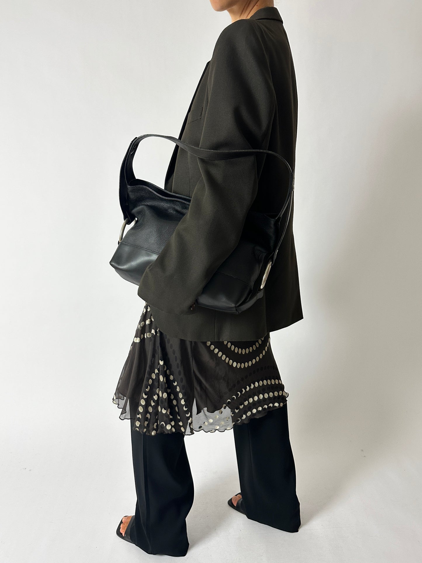 Wool blazer | Coffee brown