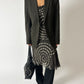 Wool blazer | Coffee brown