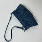 Leather mini shoulder bag | Blue