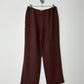Linen trousers | Soft brown