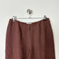 Linen trousers | Soft brown