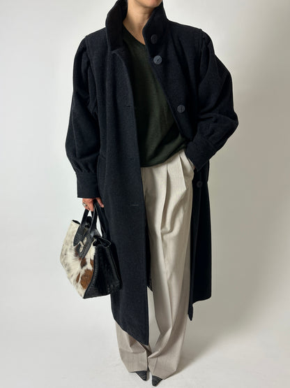 Oversized wool coat | Anthracite