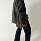 Leather jacket | Dark brown
