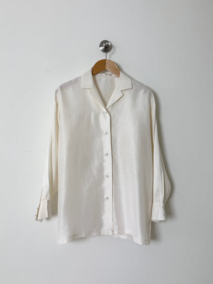 Silk blouse | Off white