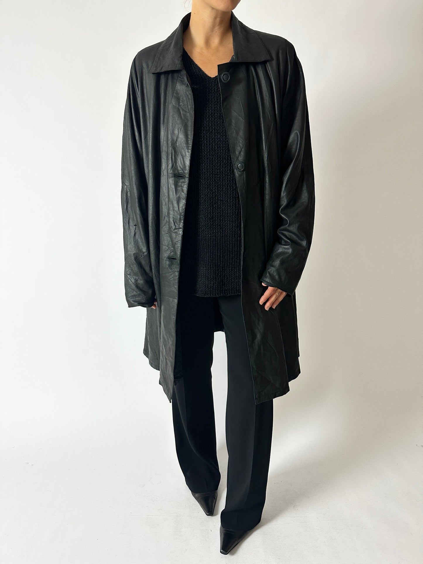 Knitted sweater | Black