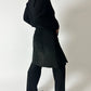 Pleated suede skirt | Black