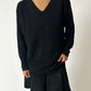 Knitted sweater | Black