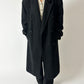 Belted wool coat | Anthracite