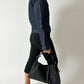 Leather shoulder bag | Black