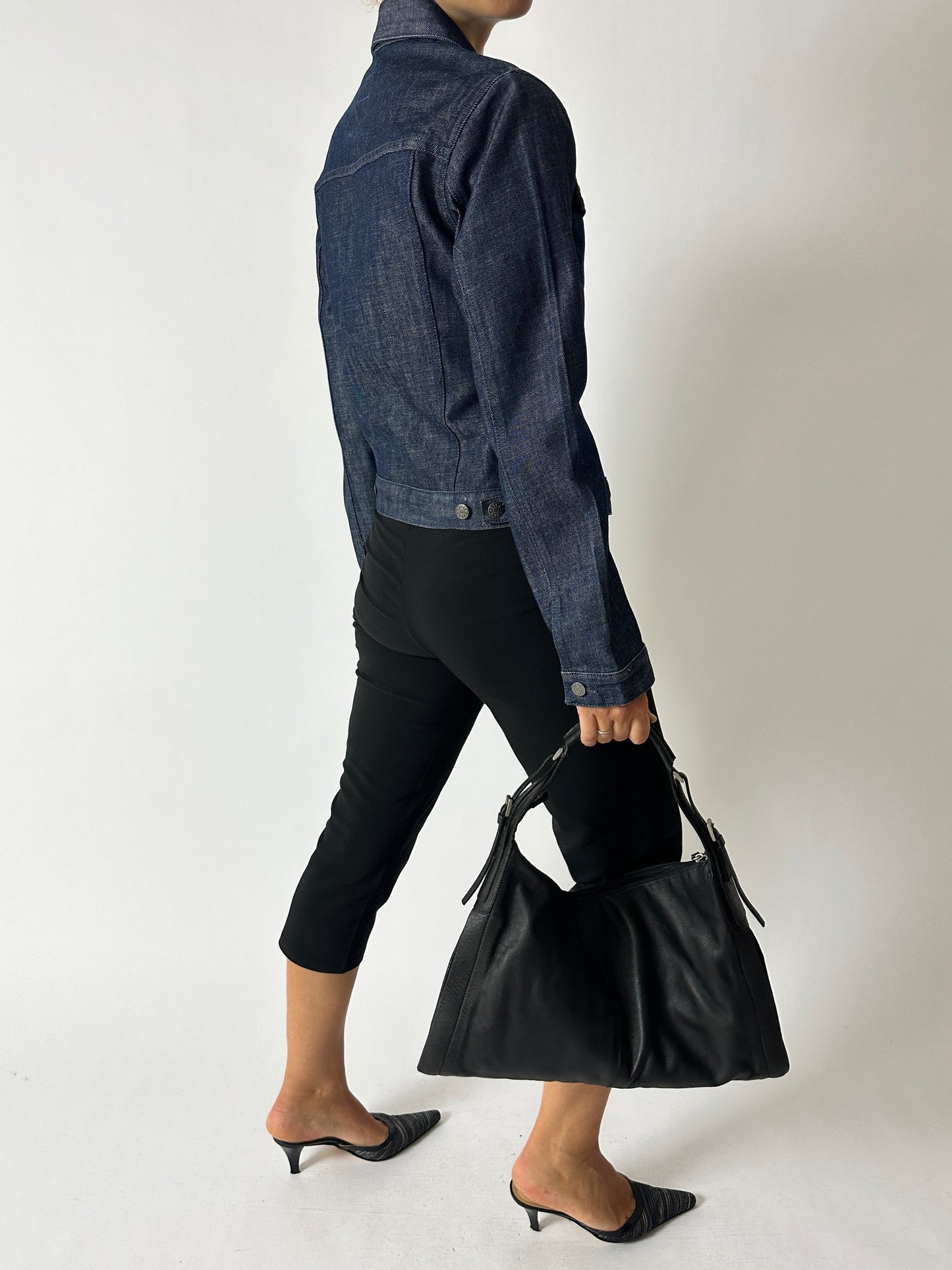 Capri trousers | Black