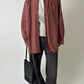 Oversized striped shirt | Red