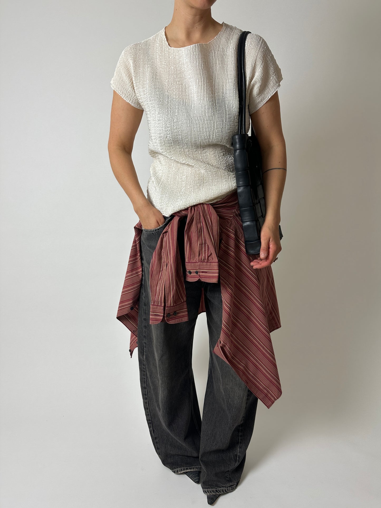 Pleated top | Off white