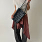 Woven leather bag | Night