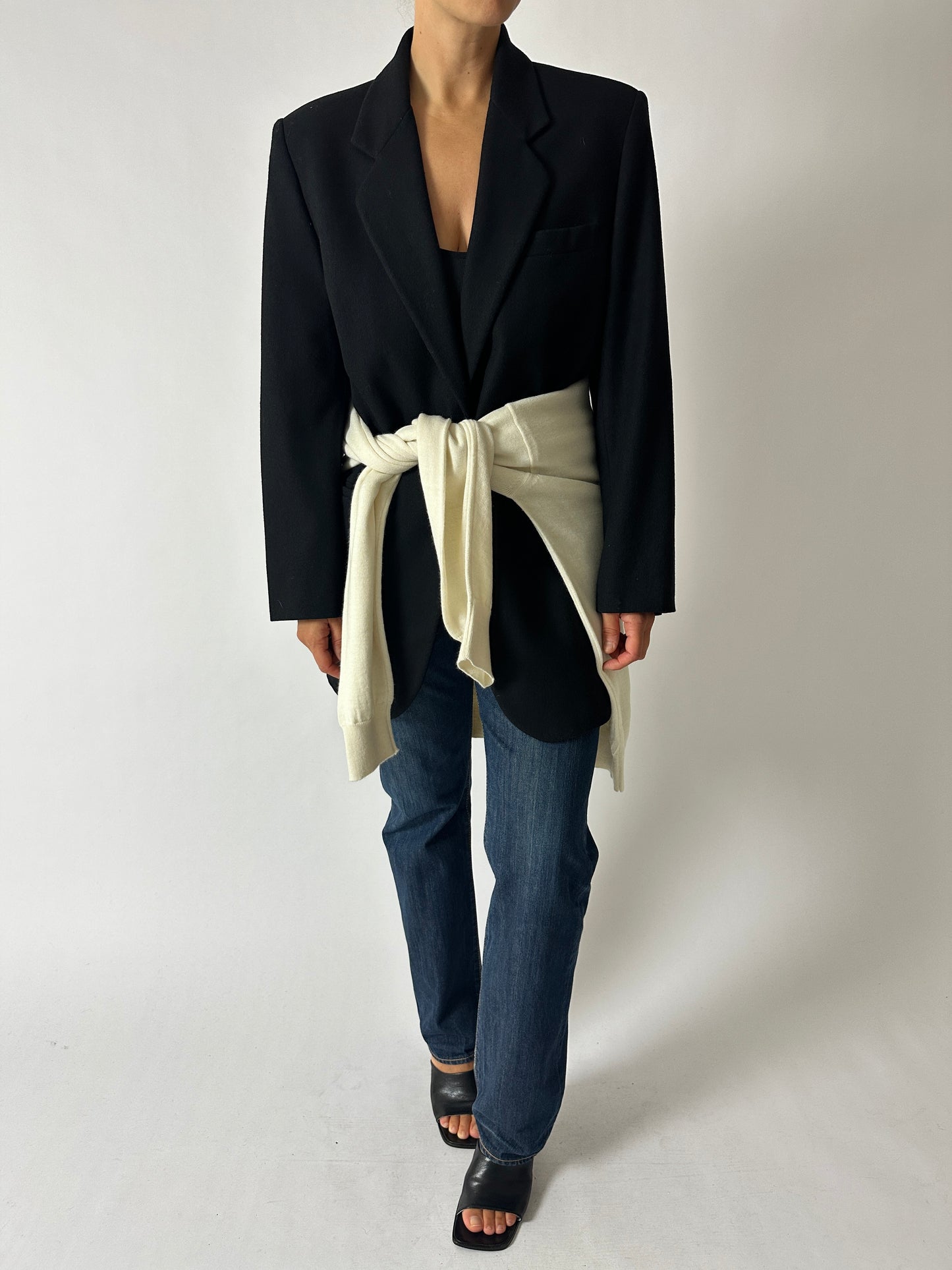 Wool blazer | Dark Blue