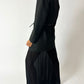Sheer maxi skirt | Black