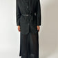 Sheer maxi skirt | Black