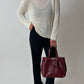 Silk cotton knitted top |Off white