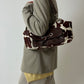 Cow leather shoulder bag | Brown