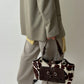 Cow leather shoulder bag | Brown