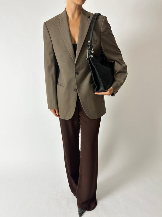 Relaxed blazer | Soft Brown