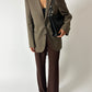 Relaxed blazer | Soft Brown