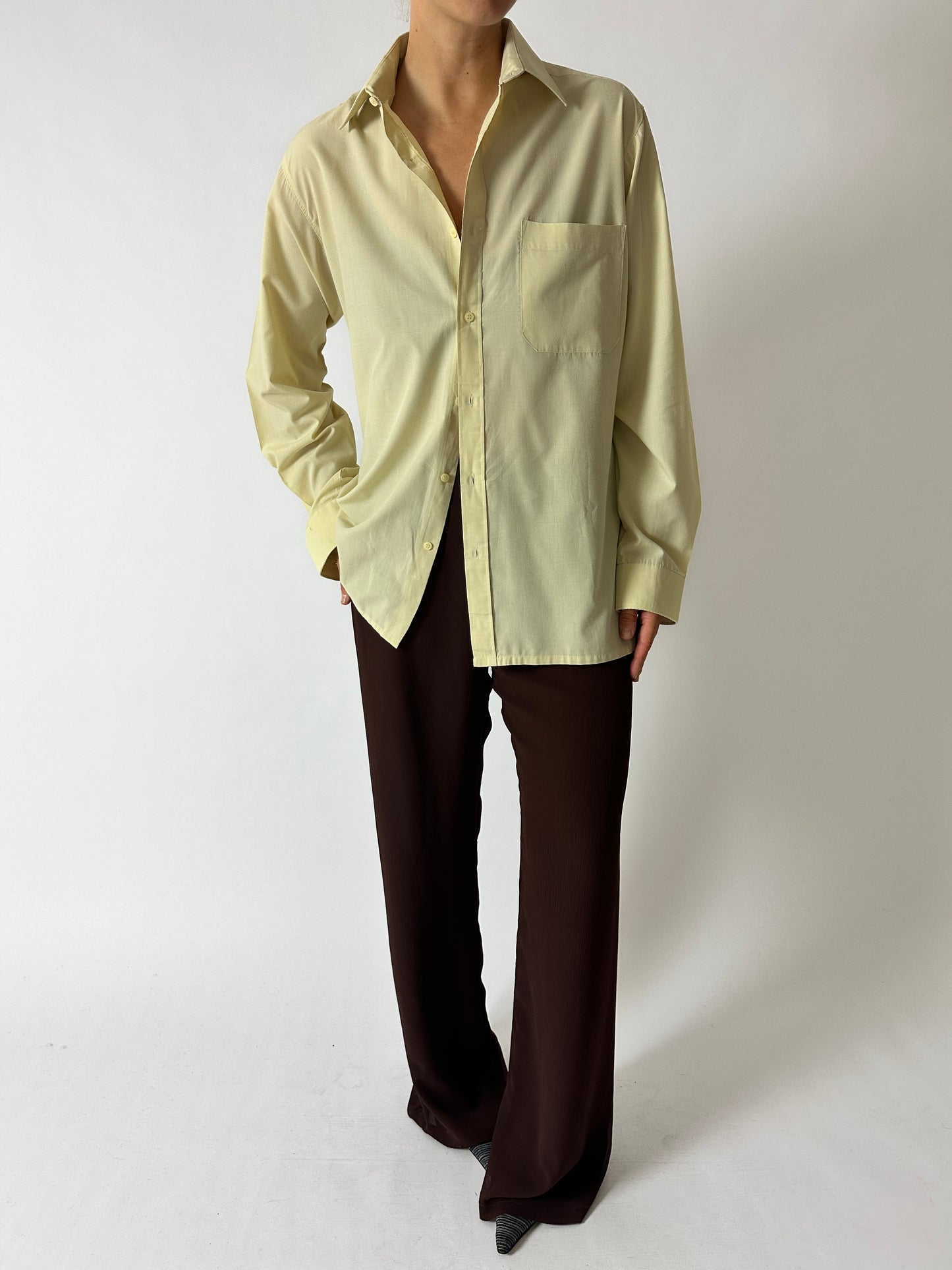 Relaxed shirt | Butter yellow