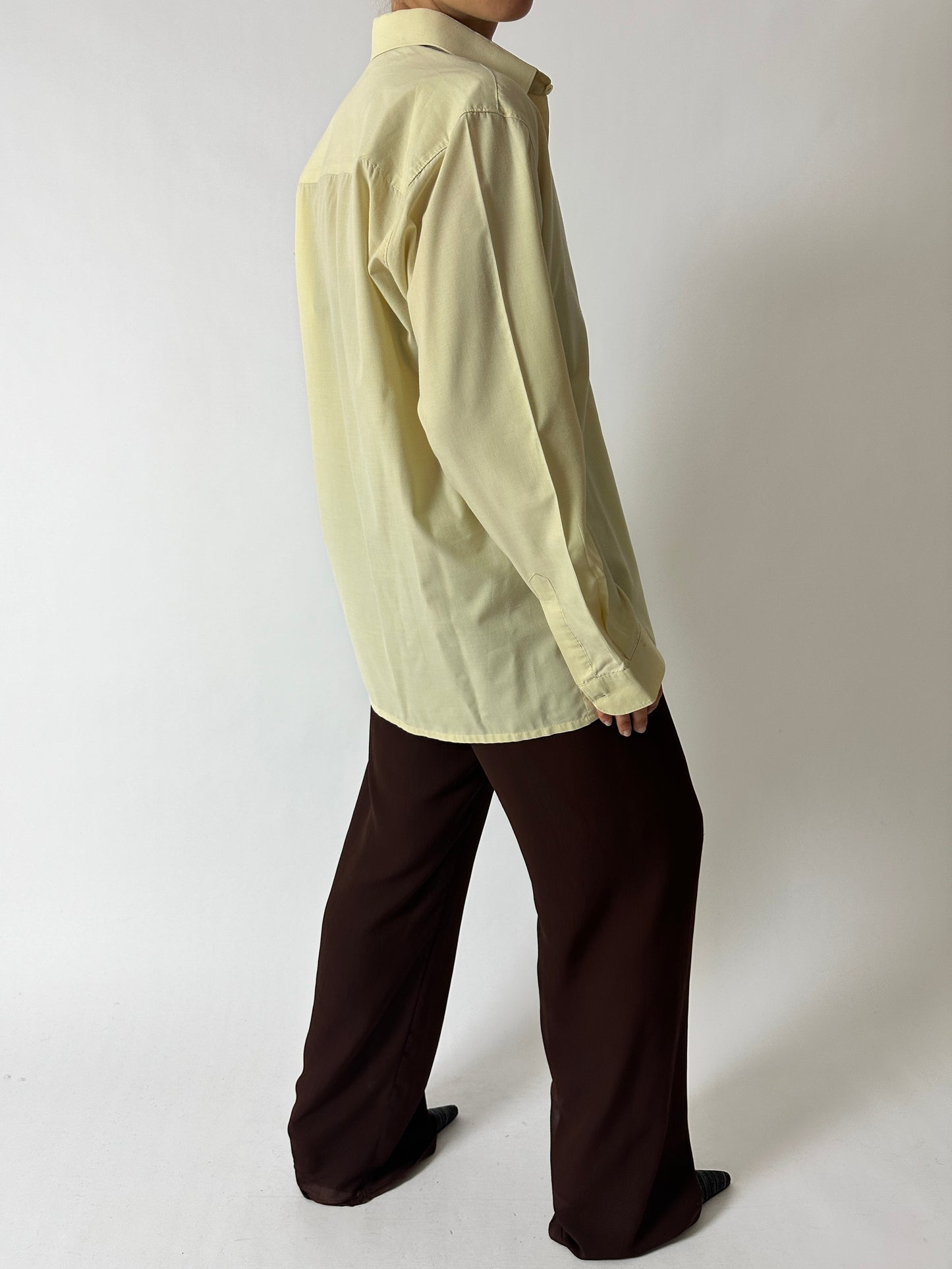 Relaxed shirt | Butter yellow