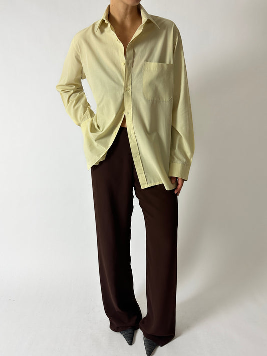 Relaxed shirt | Butter yellow