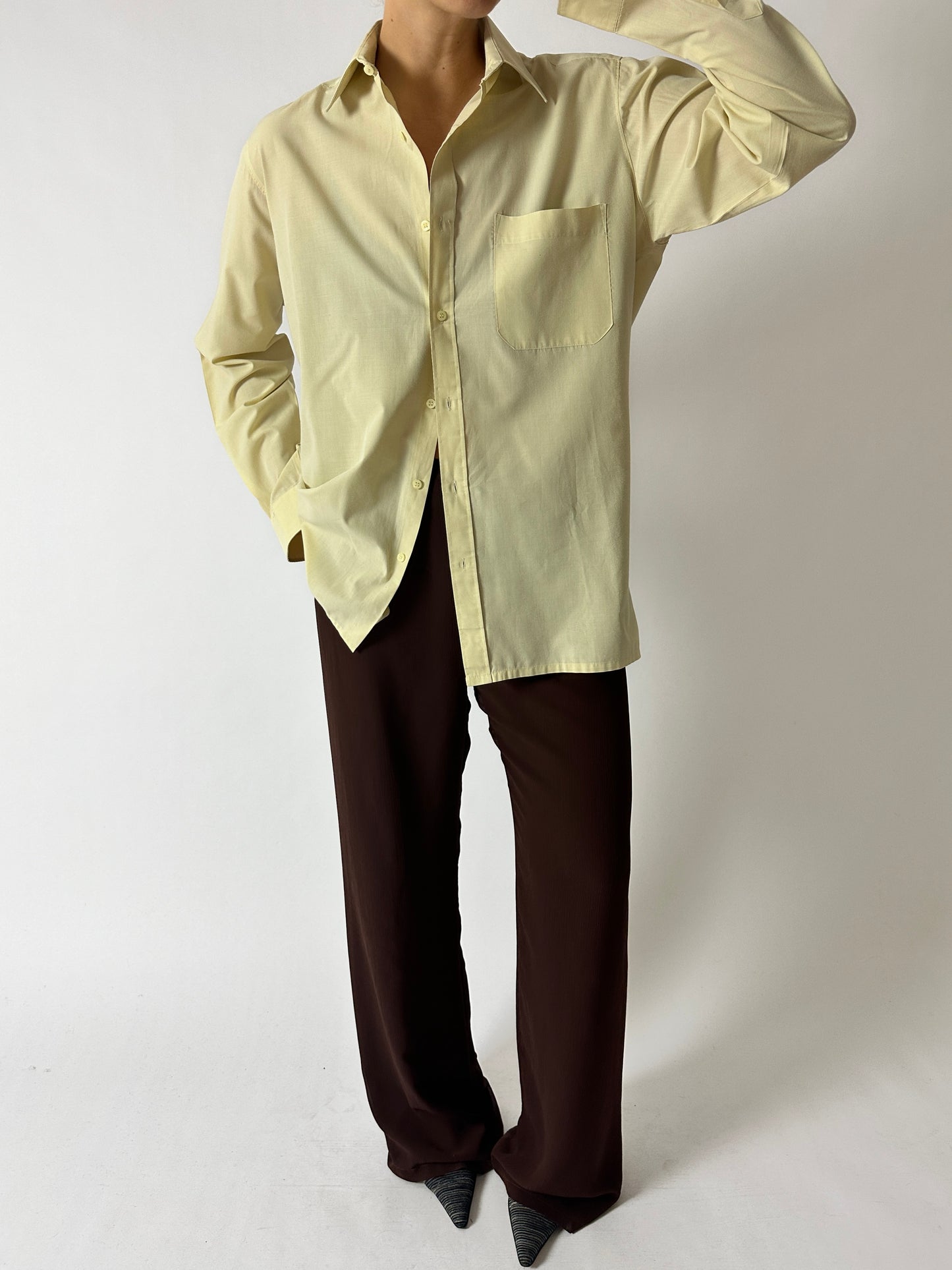 Relaxed shirt | Butter yellow